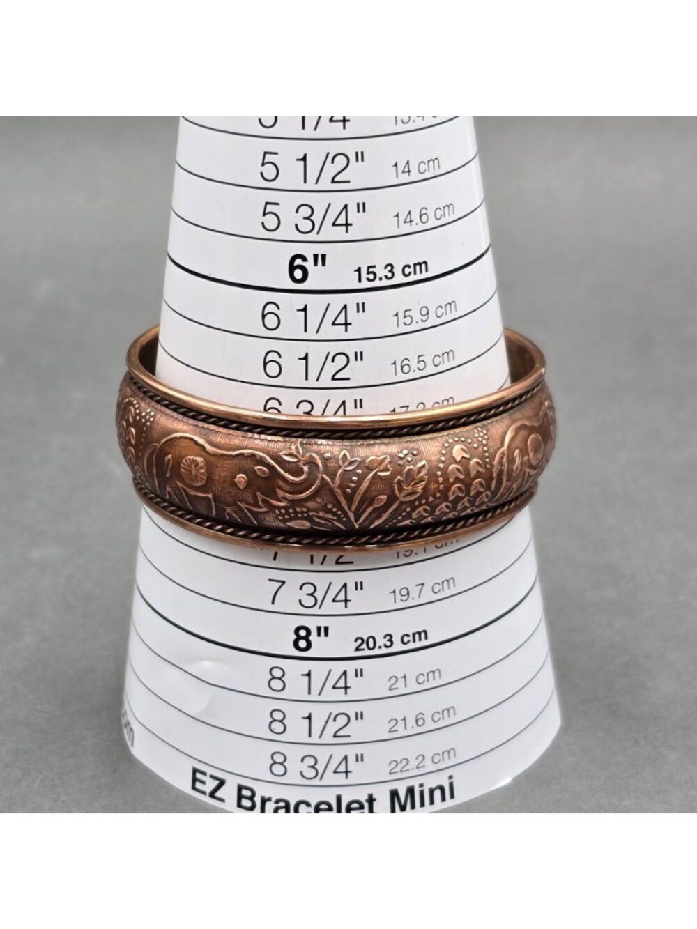Vintage Tibetan Cuff Bracelet Lot Of 2 Copper Brass Elephant Celtic Mixed Metal - Picture 9 of 10